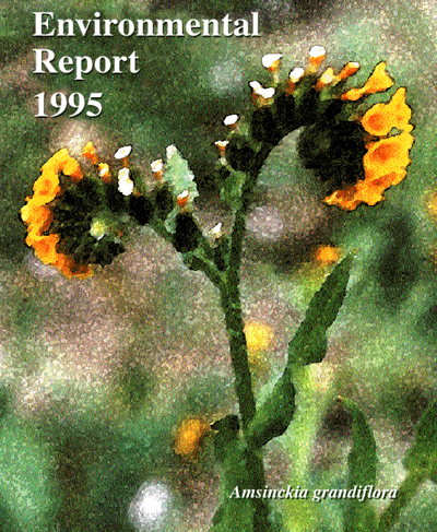Environmental Report 1995 cover.
